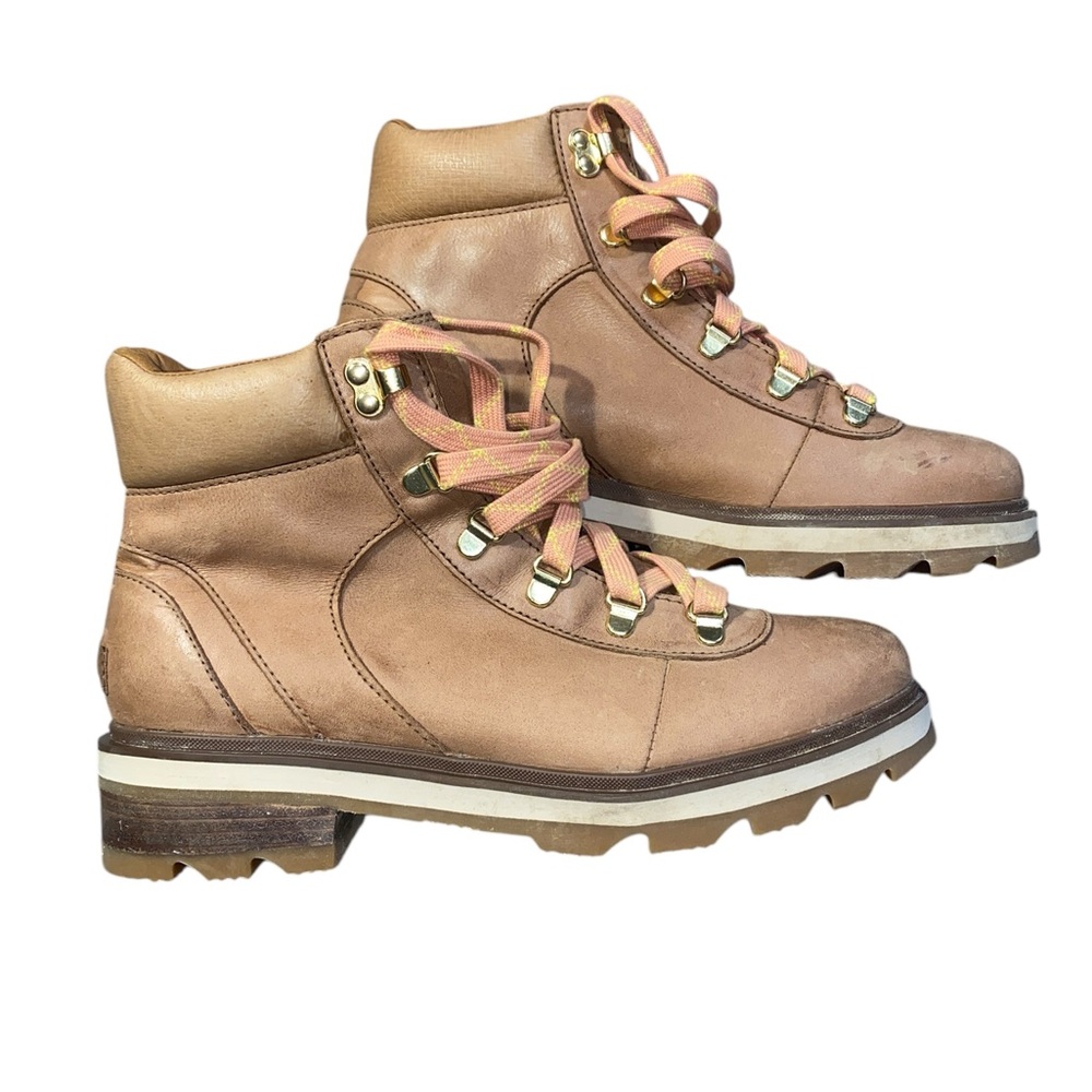 Sorel Lennox Waterproof Leather Hiker Boot Womens 9
